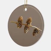 Pine Cones Keramisch Ornament (Links)