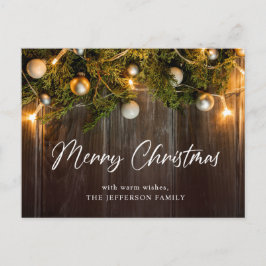 Pine Cones kerstfeestay Corporate Greeting Briefkaart