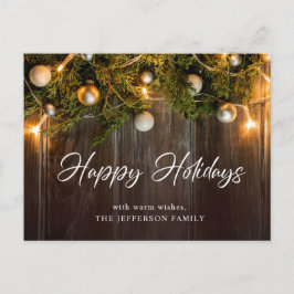 Pine Cones kerstfeestay Corporate Greeting Briefkaart