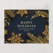 Pine Cones kerstfeestay Corporate Greeting Briefkaart (Voorkant)
