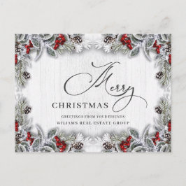 Pine Cones kerstfeestay Corporate Greeting Briefkaart