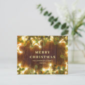 Pine Cones Kerstfeestdag groet Briefkaart (Staand voorkant)