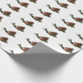 Pine Cones Kerstmis Cadeaupapier (Hoek)