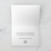 Pine Cones Kerstmis Rustic Corporate Greeting Feestdagen Kaart (Binnen)