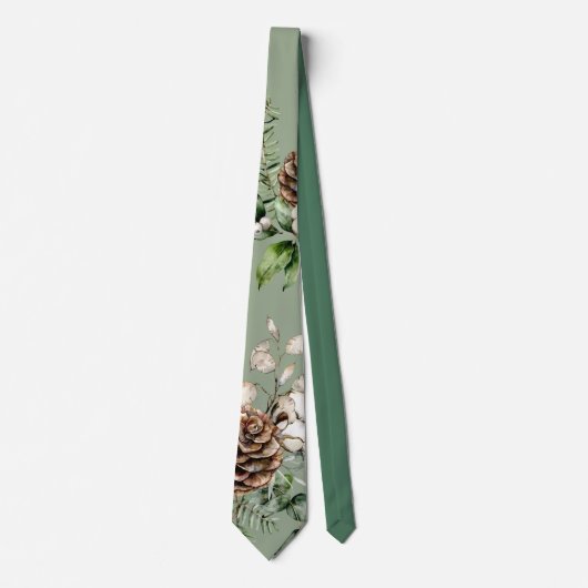 Pine Cones KerstmisTie Stropdas (Voorkant)