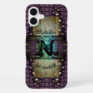 Pine Cones "Mobilis in mobili" Dark Changin Natuur iPhone 16 Plus Hoesje