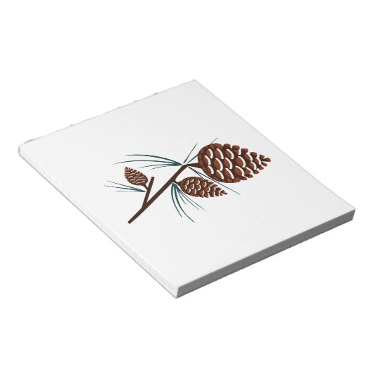 Pine Cones Notitieblok (Schuin)