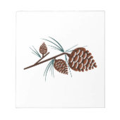 Pine Cones Notitieblok (Voorkant)