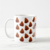 Pine Cones Pattern-Mok Koffiemok (Links)