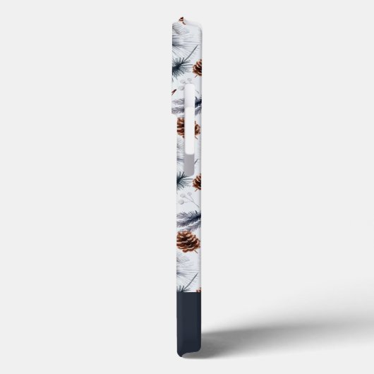 Pine Cones & Pine Needles Waterverf Patroon Case-Mate iPhone Case (Achterkant / Links)