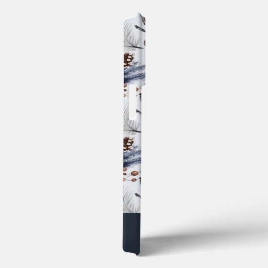 Pine Cones & Pine Needles Waterverf Patroon Case-Mate iPhone Case (Achterkant / Rechts)