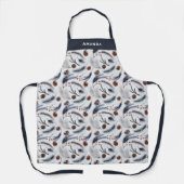 Pine Cones & Pine Needles Winter Pattern Schort (Voorkant)