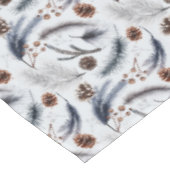 Pine Cones & Pine Needles Winter Pattern Tafelkleed (Gekanteld)