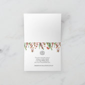 Pine Cones Rustic Corroborative Kerstfeestdag Kaart (Binnen)