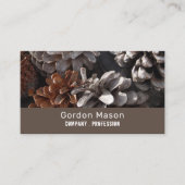 Pine Cones, Rustic Visitekaartje (Voorkant)