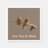 Pine Cones Servet (Voorkant)