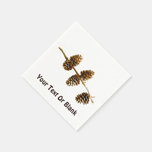 Pine Cones Servetten (Hoek)
