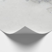 Pine Cones, Snowflakes Holiday Cadeaupapier (Hoek)