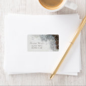 Pine Cones, Snowflakes kerst Etiket (Insitu)