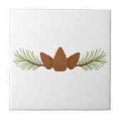 Pine Cones Tegeltje (Voorkant)