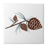 Pine Cones Tegeltje (Voorkant)
