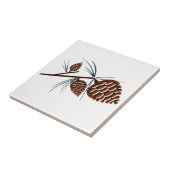 Pine Cones Tegeltje (Zijkant)