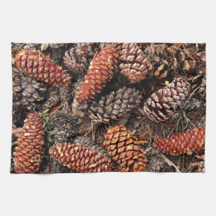 Pine Cones Theedoek