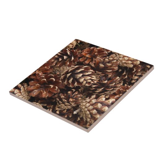 Pine Cones Tile Tegeltje (Zijkant)