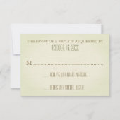 Pine Cones Wedding R.S.V.P. RSVP Kaartje (Achterkant)