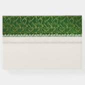 Pine Cones Winter Weddenschap Boek (Achterkant)