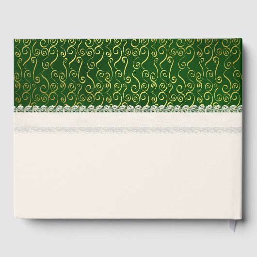 Pine Cones Winter Weddenschap Boek (Achterkant)