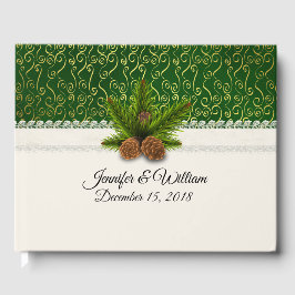 Pine Cones Winter Weddenschap Boek
