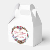 Pine Cones Wreath Bedankdoosjes (Voorkant Zijde)