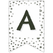 Pine Confetti Waterverf Stippen Bunting Flag Vlaggetjes (Derde vlag)