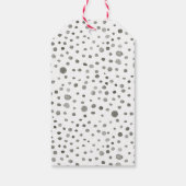 Pine Confetti Waterverf Stippen Gift Label Cadeaulabel (Achterkant)