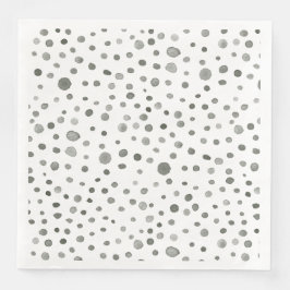 Pine Confetti Waterverf Stippen Papier servet