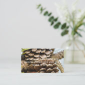 PINE CONS BUSINESS CARD TEMPLATE VISITEKAARTJE (Staand voorkant)