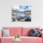 Pine Creek Pass - Sierra Nevada Mountains Canvas Afdruk (Insitu (Woonkamer))