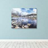 Pine Creek Pass - Sierra Nevada Mountains Canvas Afdruk (Insitu (Houten vloer))