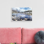 Pine Creek Pass - Sierra Nevada Mountains Canvas Afdruk (Insitu (Woonkamer))