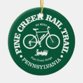 Pine Creek Rail Trail (fietsen) Keramisch Ornament (Voorkant)
