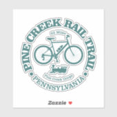 Pine Creek Rail Trail (fietsen) Sticker (Vel)