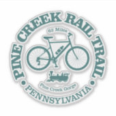 Pine Creek Rail Trail (fietsen) Sticker (Voorkant)