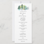 Pine Crest bruiloft uitnodiging (Voorkant)