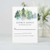 Pine Crest Wedding RSVP (Staand voorkant)