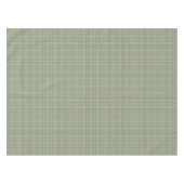 Pine Deer Plaid - salie groene cabincore tartan. Tafelkleed (Voorkant (Horizontaal))