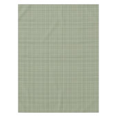 Pine Deer Plaid - salie groene cabincore tartan. Tafelkleed (Voorkant)