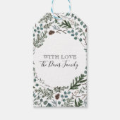 Pine en Eucalyptus Gift Label Cadeaulabel (Voorkant)