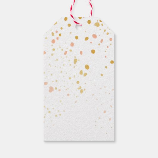 Pine en kaneel appels Natuur kerst Cadeaulabel (Achterkant)