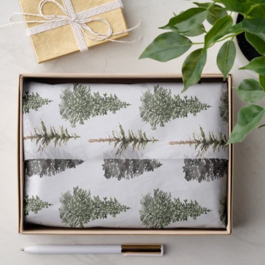 Pine- en saus-boombosweefselpapier tissuepapier (Geschenk)